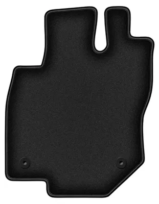 Image de Tapis conducteur en moquette pour VW Tiguan III 2024- (SUV) – 1 pièce, noir, sur mesure – Wielganizator DURBAN