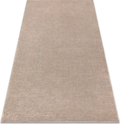 A beige rug is shown from a diagonal, slightly elevated angle against a white background.