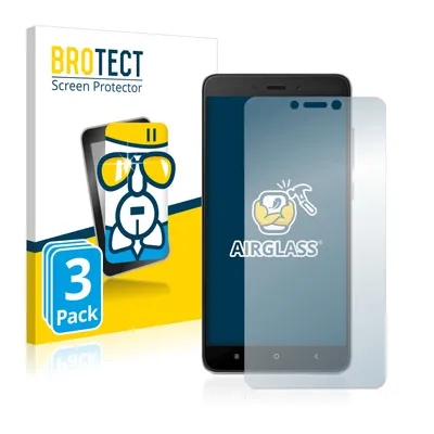 Produktbild von 3x BROTECT Schutzglas für Xiaomi Redmi Note 4 Schutzfolie Panzer Folie Glas Display Schutz klar