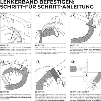 Produktbild von Fahrrad Lenkerband Extra Dry selbstklebend inkl. Alu Lenkerstopfen, Farbe:Weiß