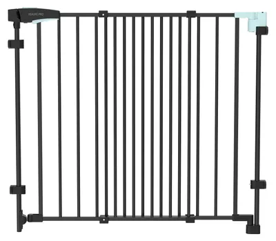 Produktbild von Kinder Sicherheitsschutzgitter 75-110 cm, schwarz, mit Einhandsicherung, für Innenbereich