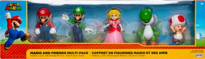 Image de JAKKS PACIFIC - Zestaw 5 figurek Super Mario 6cm - Detale i Realizm