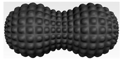 Produktbild von Doppelter Lacrosse-Massageball für Rücken, Nacken, Schultern, Wirbelsäule, Beine und Hüften, Tiefengewebe-Physiobälle