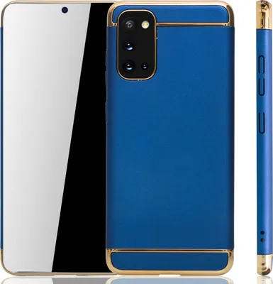 Produktbild von Samsung Galaxy S20 Handy Hülle Schutz Case Bumper Hard Cover Blau