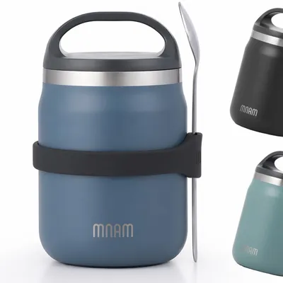 Thermocontainer 700 ml – Isolierbehälter für warme Speisen – Lunchbox