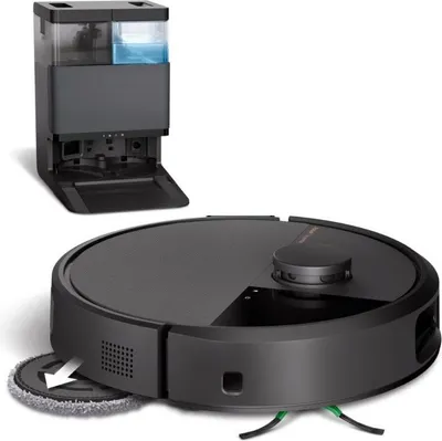 Produktbild von iRobot Roomba Plus 505 Combo 2-in-1-Staubsauger- und Wischroboter mit AutoWash-Station, LiDAR, 7000 Pa, Schwarz