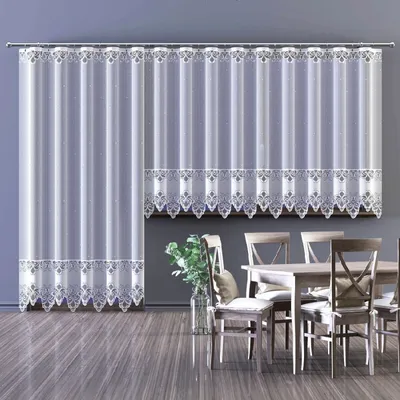 Obrázok produktu pre Žakárové metrové záclony výška 230 cm NISA biela 230 cm
