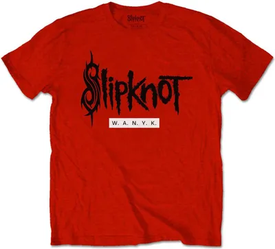 Zdjęcie produktu dla Slipknot WANYK (Back Print) Red M Koszulka