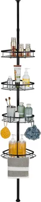 Image de Tablette de douche télescopique - hauteur réglable - 1 pièce