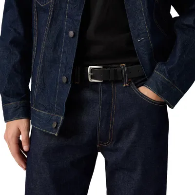 Obrázek produktu pro Dámský kožený pásek Levi's Addison, barva černá, velikost 95