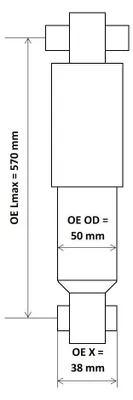 Obrázek produktu pro Tlumiče KYB – zadní pro IVECO Daily VI dodávka 6417501