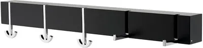 Produktbild von pieperconcept Garderobe Wandgarderobe Wandhaken 5 Haken ANCORA CINQUE schwarz 8117.22.000