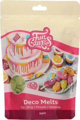 Produktbild von FunCakes Deco Melts Green Apple / Grüner Apfel Geschmack 250 g