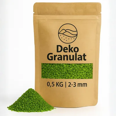 Produktbild von Deko-Sand 5 KG apfelgrün Ø 0,5 mm Vasen Glas-Füllung Streudeko