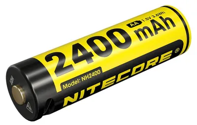 Produktbild von Nitecore Li-Ion Akku Typ 14500 - Li-Ionen Akku 1,5 Volt 2400 mAh USB-C - NH2400 - 2 Stk.