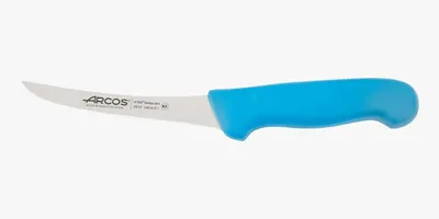 Ausbeinmesser 140 mm, NITRUM Edelstahl, Polypropylen-Griff, Blau