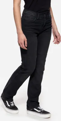 Produktbild von Queen Kerosin Motogear Black Damen Motorrad Jeans, schwarz, Short 26