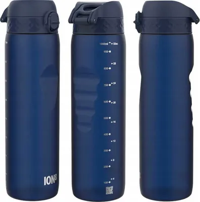 Obrázek produktu pro ION8 | Láhev na vodu Bidon 1000ml - Granátově modrá - Bez BPA - Šetrná k životnímu prostředí - S odměrkou