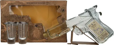 Image de Hijos de Villa Tequila Reposado 38% Vol. 0,2l en boîte cadeau avec 2 Shotgläsern