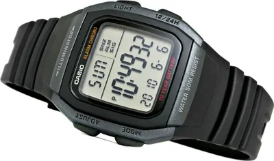 Produktbild von Casio W-96H-1BVDF, Wasserfest, Elektronisch