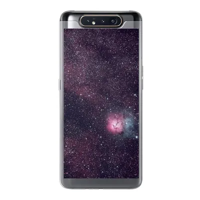 Produktbild von MuchoWow® Handyhülle Schutzhülle Hülle für Samsung Galaxy A80 Universum - Sterne - Rosa - Jungen - Mädchen - Kinder Silikon Softcase Handy Hülle - Schutzdeckel
