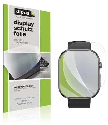 Image de 6x Film de protection d'écran pour Banlvs Smartwatch 1.96 protecteur antireflet dipos
