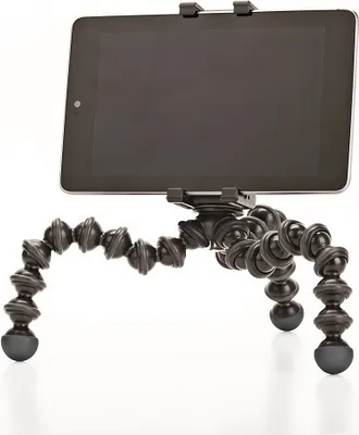 Produktbild von Joby JB01328, Tablet, 3 Bein(e), 13 cm, Schwarz, ABS Synthetik, Edelstahl, Thermoplastisches Elastomer (TPE), 230 g