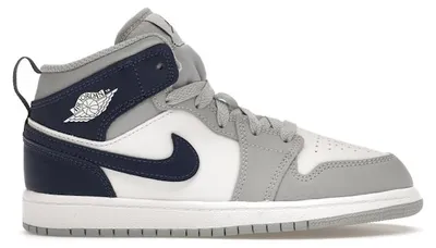 Produktbild von Jordan 1 Mid Wolf Grey Midnight Navy (PS) - EU 31.5