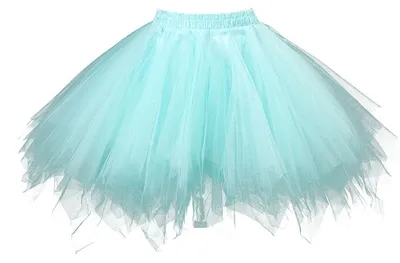 Produktbild von Karneval Erwachsene Damen 80's übergröße Tüllrock Tütü Röcke Tüll Petticoat Tutu