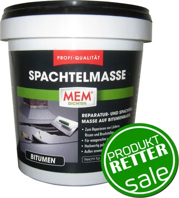 Produktbild von MEM Bitumen Spachtelmasse, 1 Kg