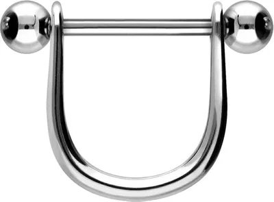 Produktbild von Brustwarzenpiercing, Zungenpiercing, Intim-Piercing Chirurgenstahl Nippelpiercing Brustbügel