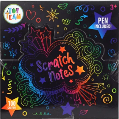 Produktbild von Grafix Scratch Notes 100 Sheets + Pen