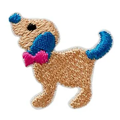 Produktbild von Mono Quick 02035 kleiner Hund, Bügelbild, Patch, ca. 2,7 x 2,5 cm