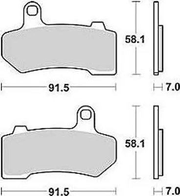 Produktbild von Bremsbelagsatz, Scheibenbremse TRW MCB781PC