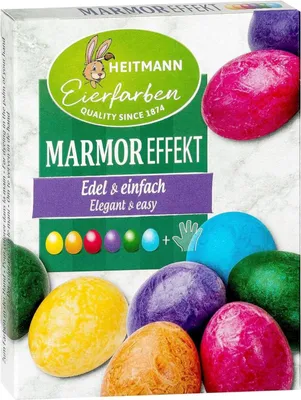 Produktbild von Eierfarben - Marmor Effekt - Edel und einfach