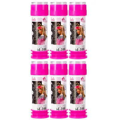 Produktbild von Barbie Pink Seifenbanken mit dem Spiel 55 ml MY BUBBLE 6 Stück