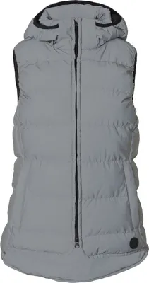 Produktbild von Horze Damen reflektierende Steppweste, Schwarz, 36
