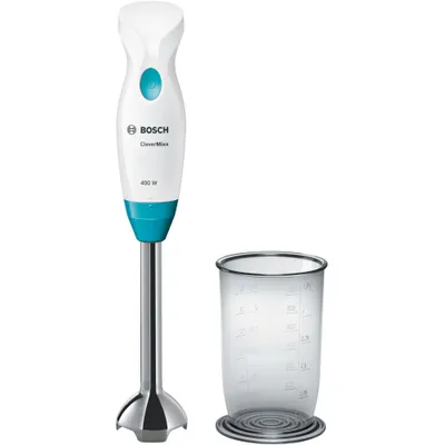 Produktbild von BOSCH MSM2410DW Stabmixer CleverMixx Fun weiß/türkis