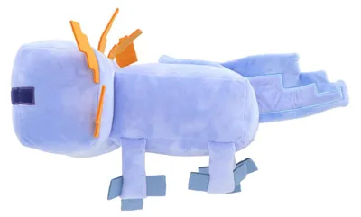 Image de Peluche OttoSimon Minecraft Axolotl bleu, 44 cm