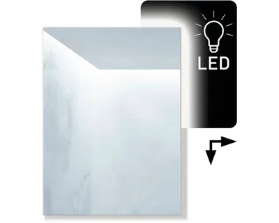 Produktbild von LED zrcadlo do koupelny s osvětlením Ambiente 70 x 50 cm 410-814