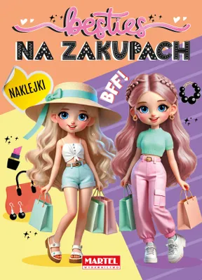 Obrázek produktu pro Kolorowanka dla dzieci Besties na zakupach z naklejkami