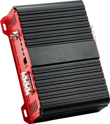 Immagine prodotto di Amplificatore monoblocco per auto, 1500 W RMS MAX, stabile a 1/2/4 ohm, amplificatore audio per auto a 1 canale in classe D con controllo remoto del livello del subwoofer, filtro passa-basso e potenziamento dei bassi, regolatore di volume incluso