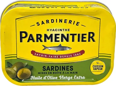 Produktbild von Sardinerie Parmentier Grätenlose Sardinenfilet in kalt gepresstem Olivenöl