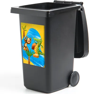 Produktbild von MuchoWow® - Mültonnen-sticker - Sticker - Aufkleber für die Mülltonne