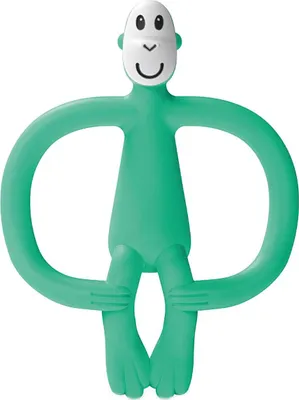 Produktbild von Matchstick Monkey Beißring / Zahnungshilfe Affe : grün Farbe: grün