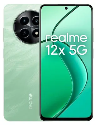 Produktbild von REALME realme 12x 5G 16,9 cm (6,67") Dual SIM Android 14 USB Typ-C 6 GB 128 GB 5000 mAh Grün