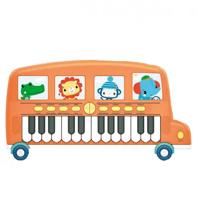 Image de Jouet musical Fisher Price Piano électronique Bus