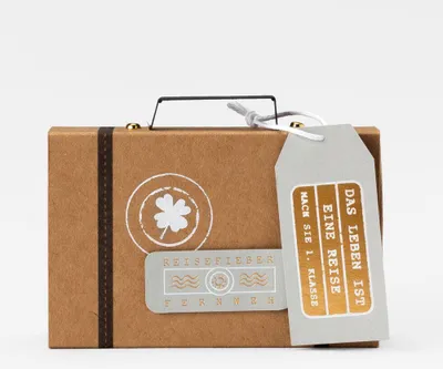 Produktbild von Räder Reisekasse Das Leben ist eine Reise 10x6,5x2,5cm