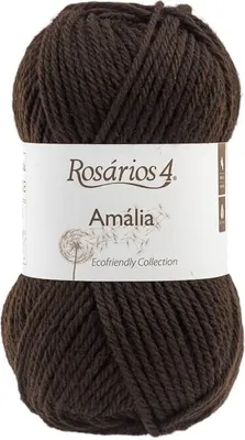 Produktbild von Rosários 4 Amália 11 Dark Brown Strickgarn