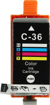 Produktbild von vhbw Tintenpatrone Mehrfarbig kompatibel mit Canon Pixma IP110, IP100P, ip100, IP100v Drucker (kompatibel, 13ml)